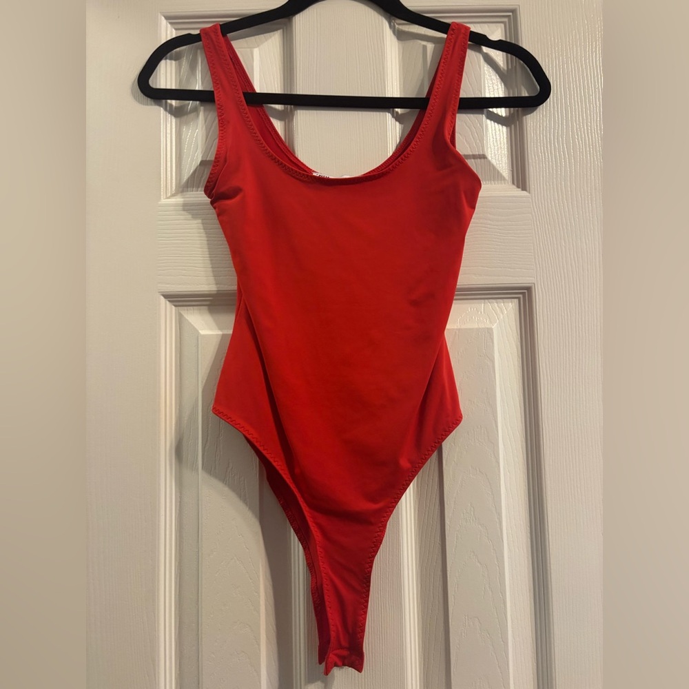 Zara Vibrant Red Top